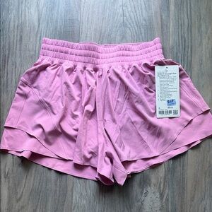 lululemon athletica Pink High-Rise Layered Athletic Shorts